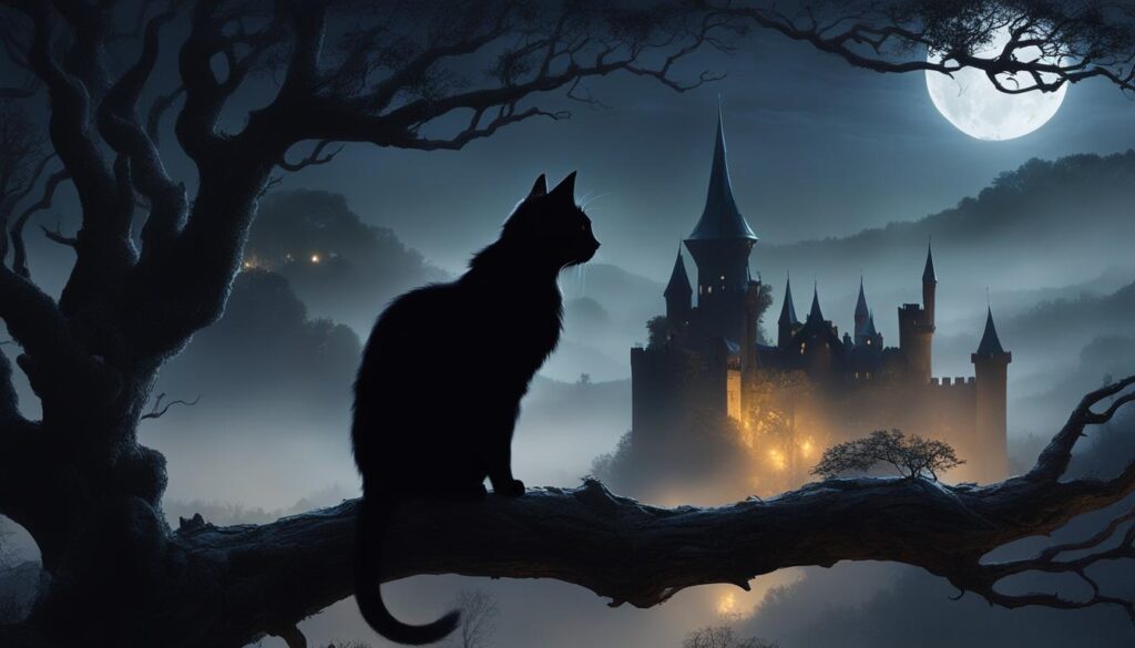 Black cat legends in medieval Europe