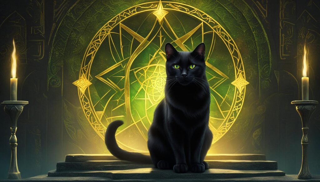 Cats as protectors in magic lore