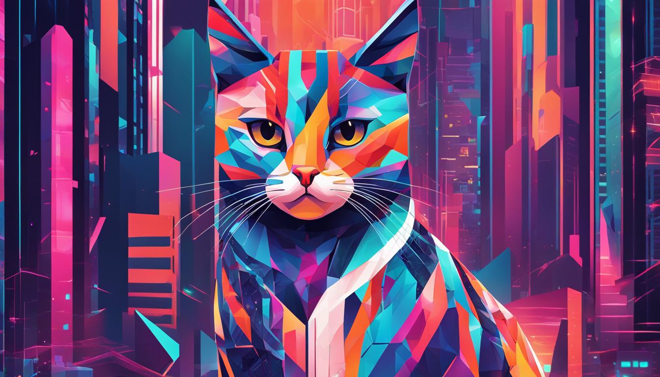 Cats in digital art and animation