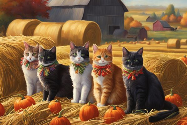 Cats in harvest festivals