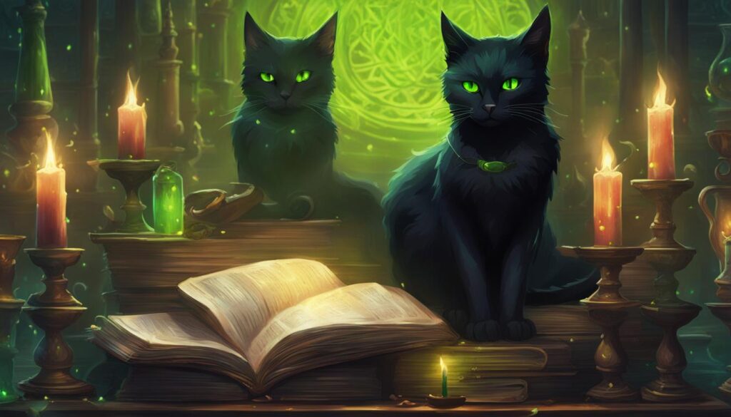 Cats in witchcraft and magic