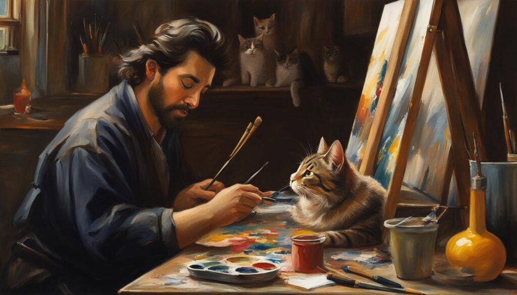 Famous Painters and Their Cats