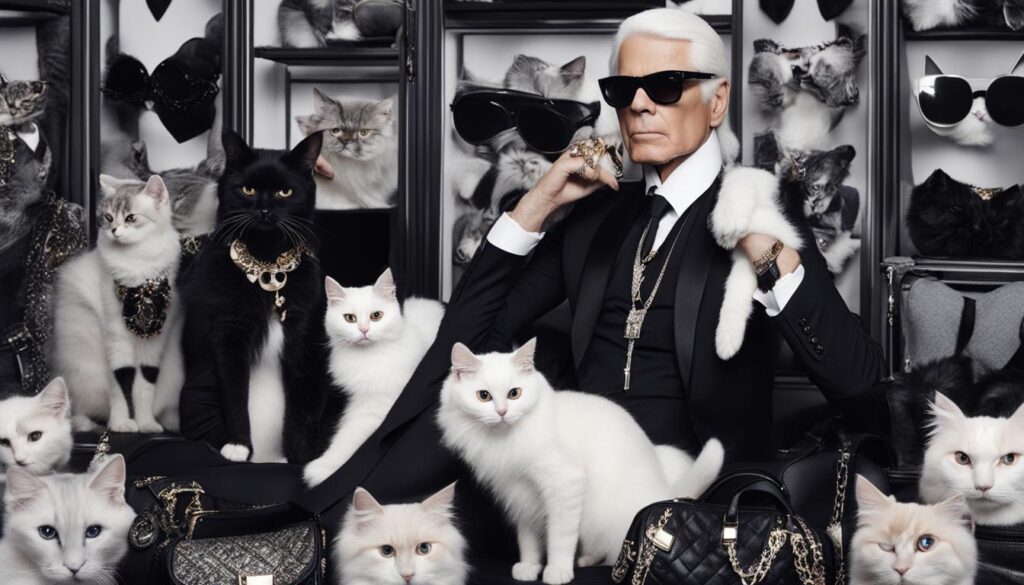 Karl Lagerfeld and Choupette