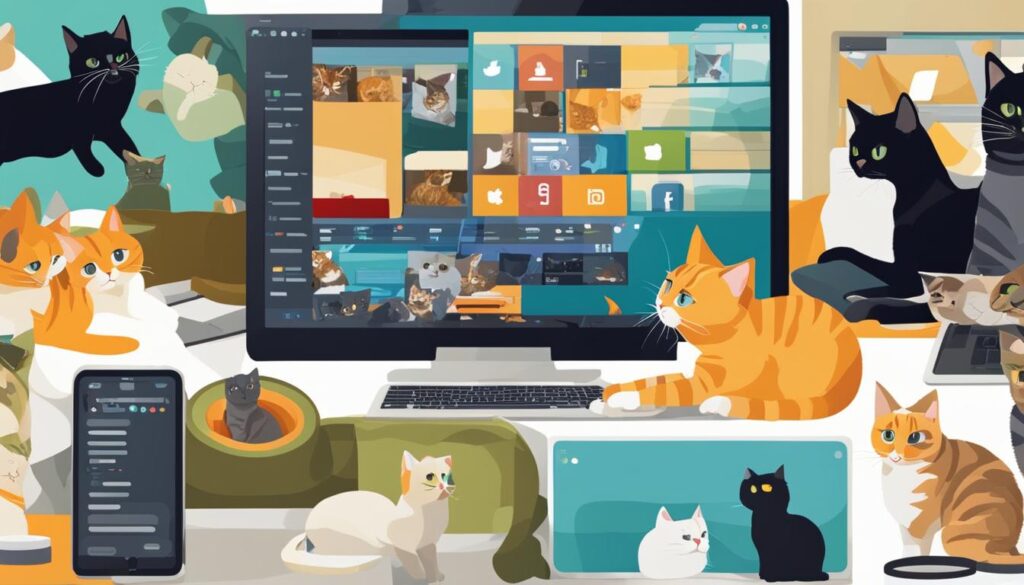 cat-focused online communities