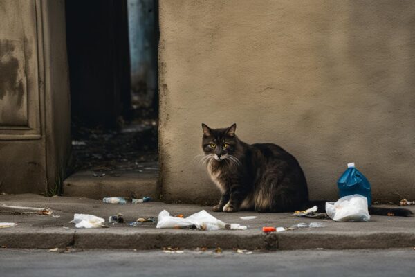 Abandonment impact on cats