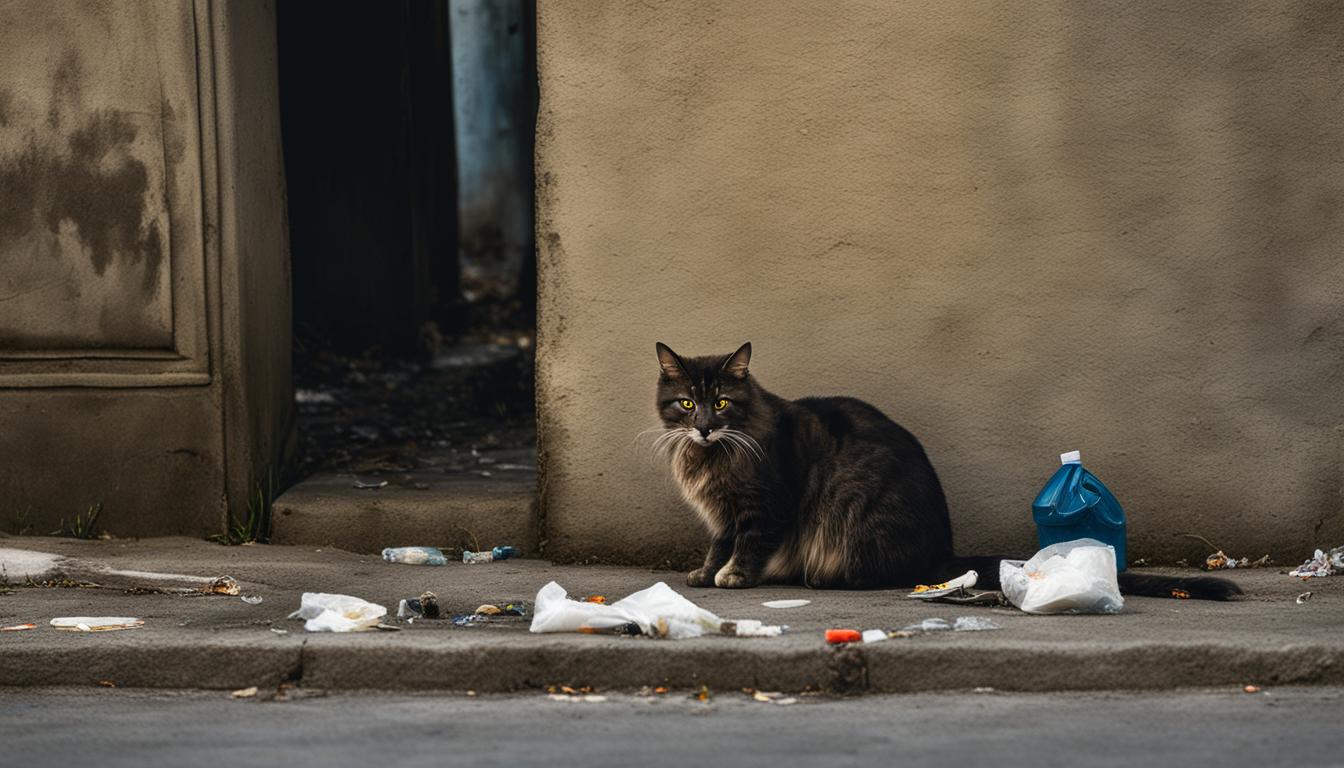 Abandonment impact on cats