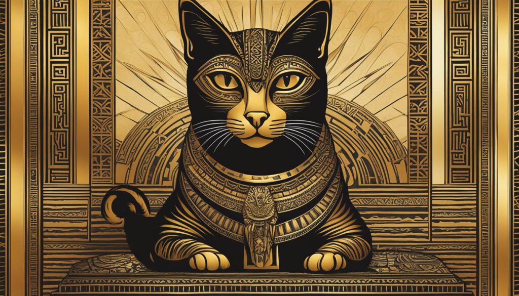 Ancient Egyptian Cat Art