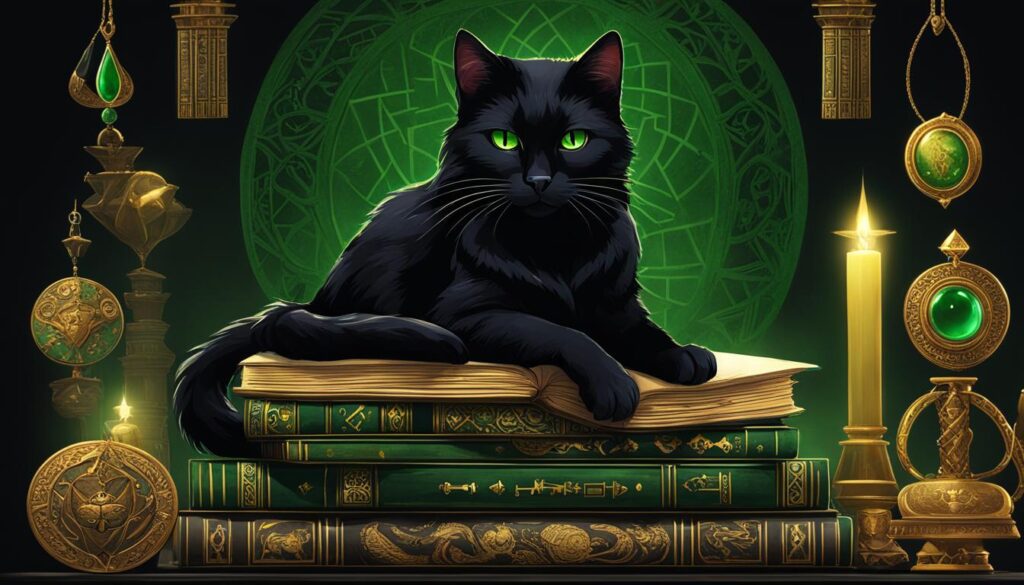 Cat symbolism in literature and art