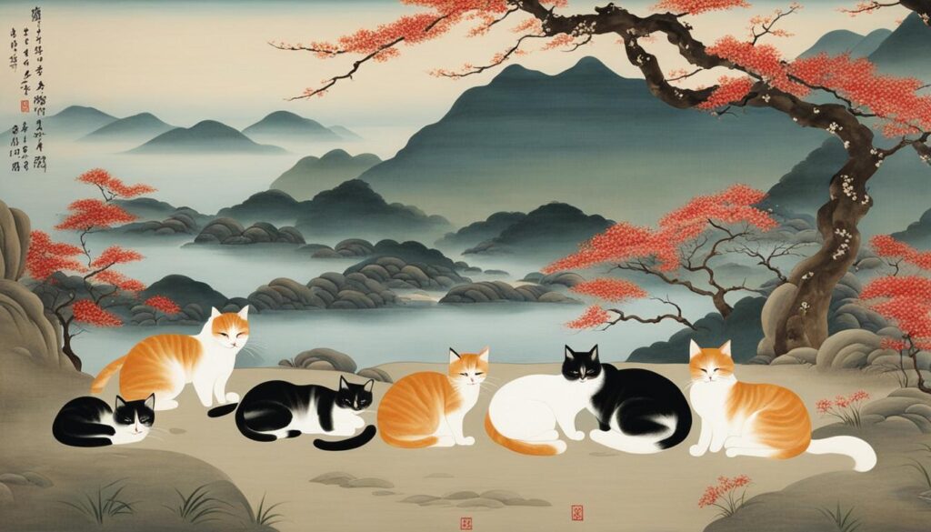 Cats in Korean Traditional Painting