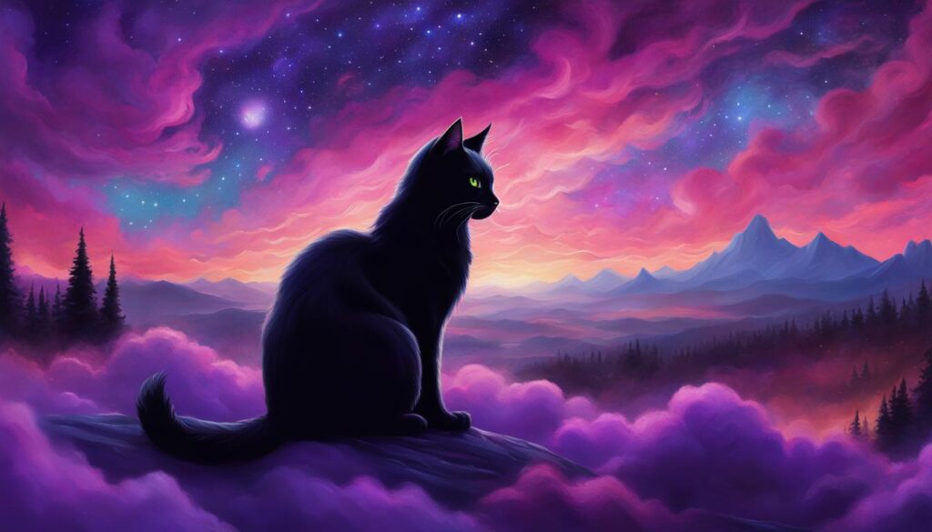Dreamlike cat paintings