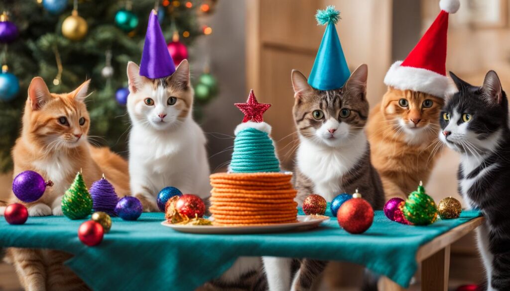 cats celebrating festivals and holidays