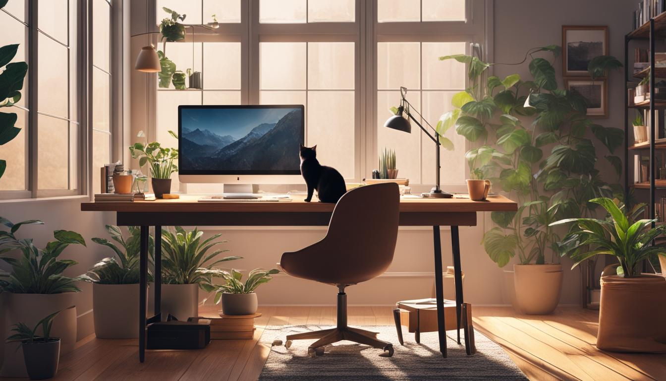 cats in freelance lifestyle